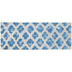 Simple Spaces Jellybean 21 in. W X 54 in. L Multi-Color Marrakesh Tile Polyester Accent Rug