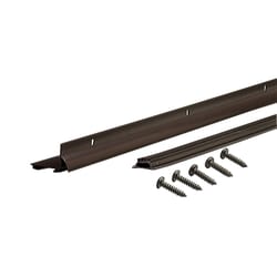 M-D BUILDING PRODUCTS Bronze Aluminum Under Door Seal For Doors 48 in. L X 1.63 in.