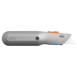 Slice 6.69 in. Retractable Manual Manual Metal Handle Utility Knife Silver 1 pc