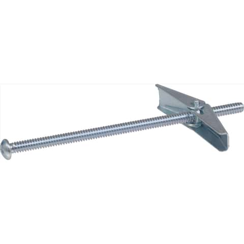 Hillman 3/8 in. D X 4 in. L Round Steel Toggle Bolt 8 pk Hillman 3/8 in. D X 4 in. L Round Steel Toggle Bolt 8 pk