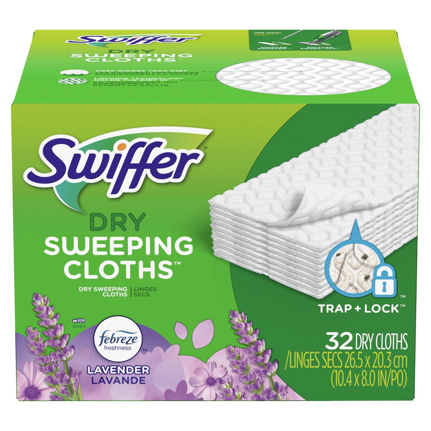 Photos - Household Cleaning Tool Swiffer Sweeper 5.4 in. Dry Microfiber Dust Mop Refill 32 pk 80374616