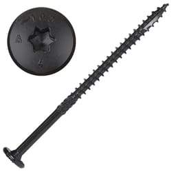 Screw Products, Inc. NOVA #16 in. X 5 in. L Star Black Steel Lag Screw 50 pk