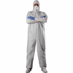 Venom Steel Unisex Microporous Bi-Laminate Coveralls White L/XL 1 pk