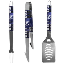 Siskiyou Sports NHL Stainless Steel Multicolored Grill Tool Set 3 pc