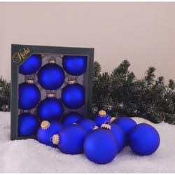 Christmas By Krebs Royal Velvet Ball Indoor Christmas Decor 2-5/8 in.