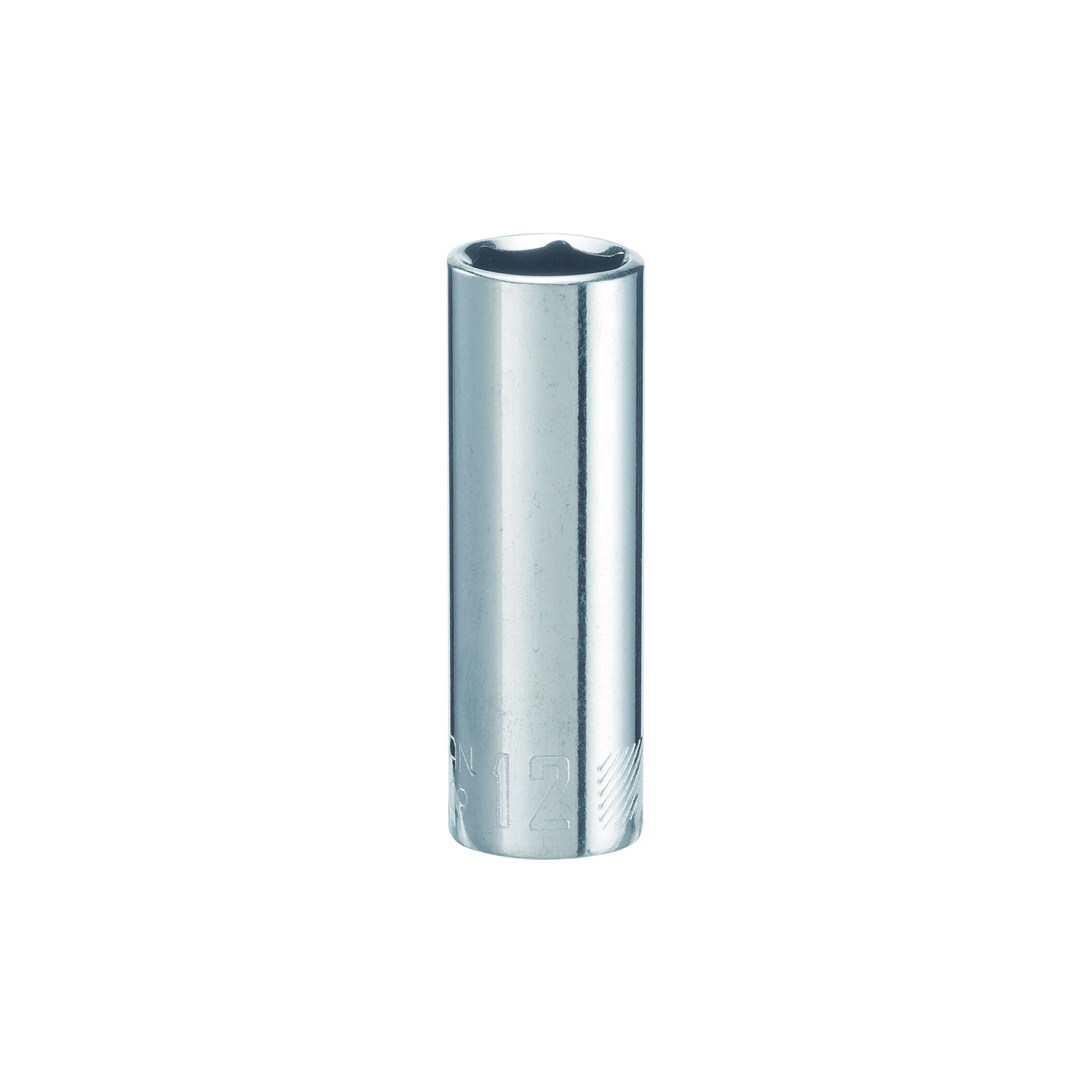 Craftsman 12 mm X 1/4 in. drive Metric 6 Point Deep Deep Socket 1 pc ...