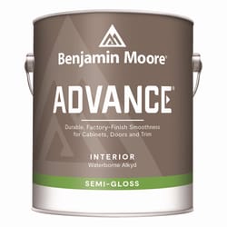 Benjamin Moore Advance Semi-Gloss White Paint Interior 1 gal