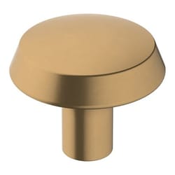 Amerock Premise Contemporary Round Cabinet Knob 1-1/4 in. D 1-1/16 in. Champagne Bronze 1 pk