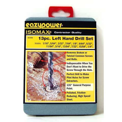 Left handed drill bit ace deals hardware