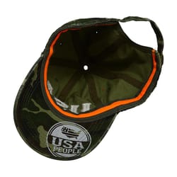 Pavilion We People USA People Baseball Cap Camouflage One Size Fits Most