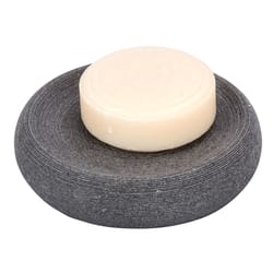 Wenko Goa Gray Polyresin Soap Dish