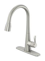 OakBrook Vela One Handle Brushed Nickel Kitchen Faucet