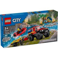 LEGO City Fire Truck with Rescue Boat Assorted 301 pc