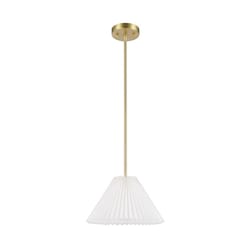 Globe Electric Matte White 1 lights Pendant Light