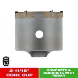 Diablo 2-11/16 in. Carbide Tipped Thin Wall Core Bit
