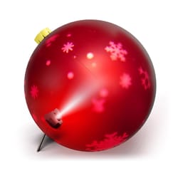 Mindscope Red Inflatable Ornament Animated Decor