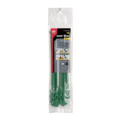 Gardner Bender 8 in. L Green Beaded Cable Tie 15 pk