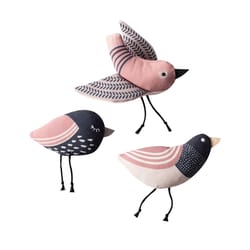 Pet Shop by Fringe Studio Black/Pink Cotton Cat Toy 1 pk