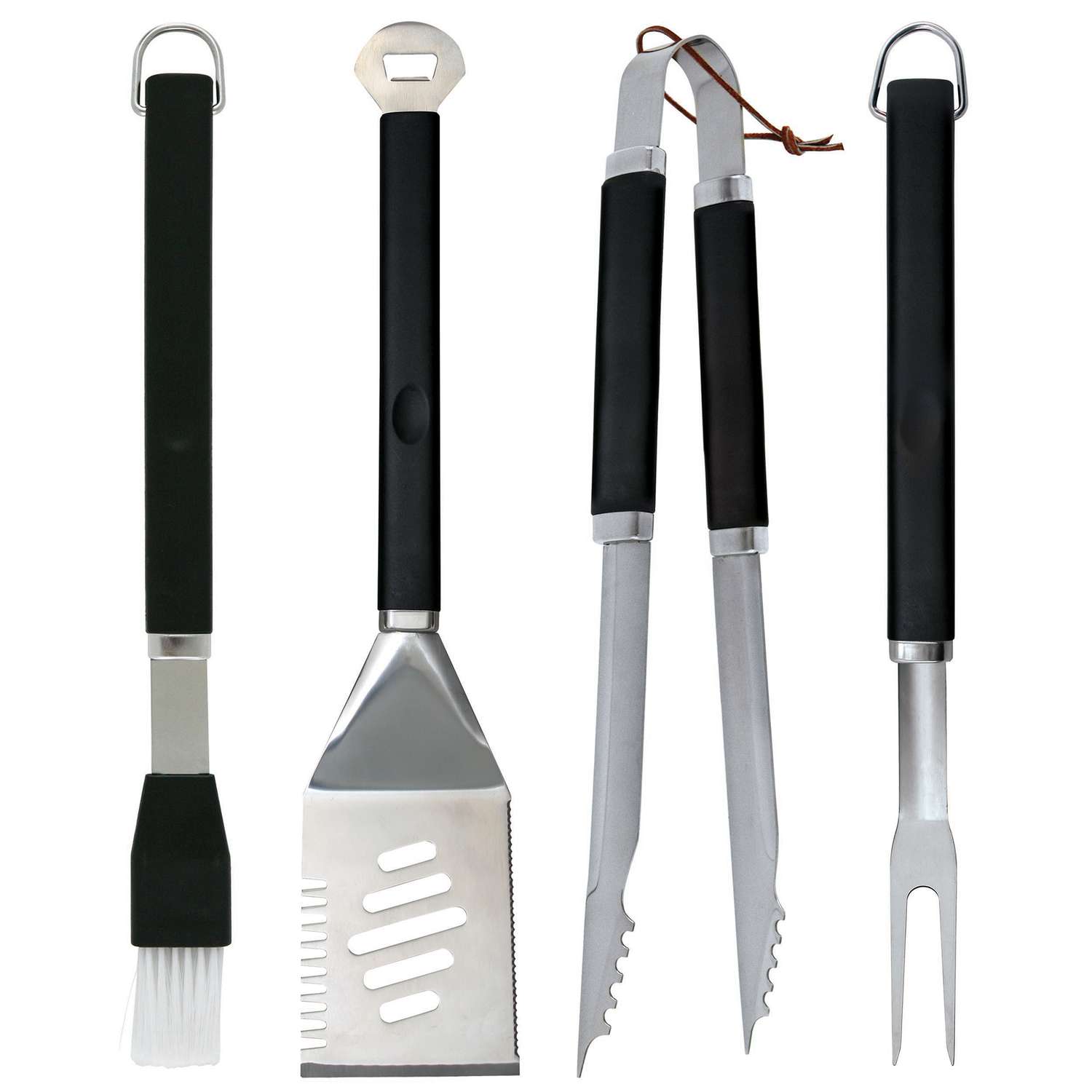 Mr Bar-B-Q Oversized Locking Tongs Stainless Steel With Non-Slip Rubber  Grip