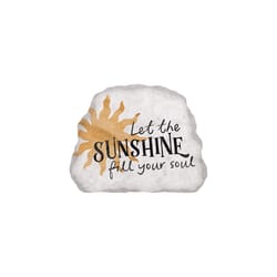 P. Graham Dunn 6 in. H X 1 in. W X 7 in. L Gray MDF Sunshine Tabletop Sign