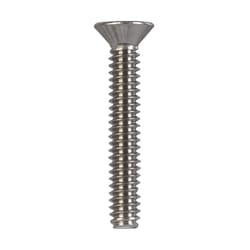 HILLMAN No. 10-24 X 1-1/4 in. L Phillips Flat Head Stainless Steel Machine Screws 100 pk