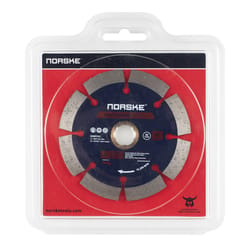 Norske 4 in. D X 5/8 and 7/8 in. Diamond Segmented Rim Diamond Saw Blade 1 each