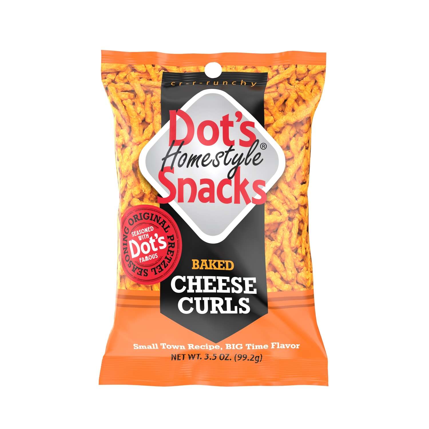 Dot's Pretzels Homestyle Crunchy Cheese Curls 3.5 oz. Bagged Ace Hardware