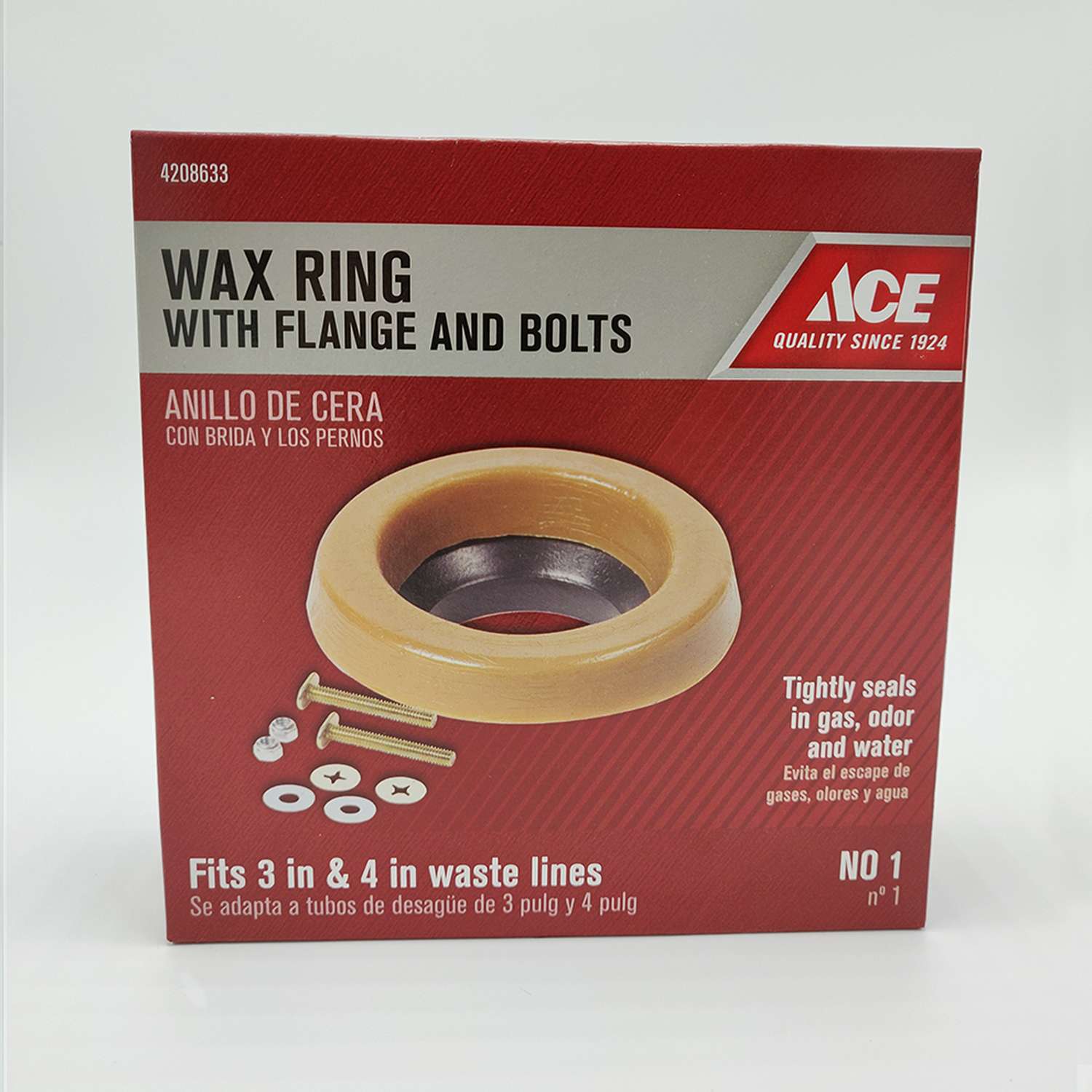 Ace Toilet Bowl Gasket With Wax And Flange Ace Hardware 8536