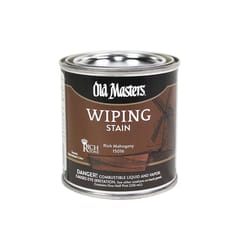 Old Masters Semi-Transparent Rich Mahogany Oil-Based Wiping Stain 0.5 pt