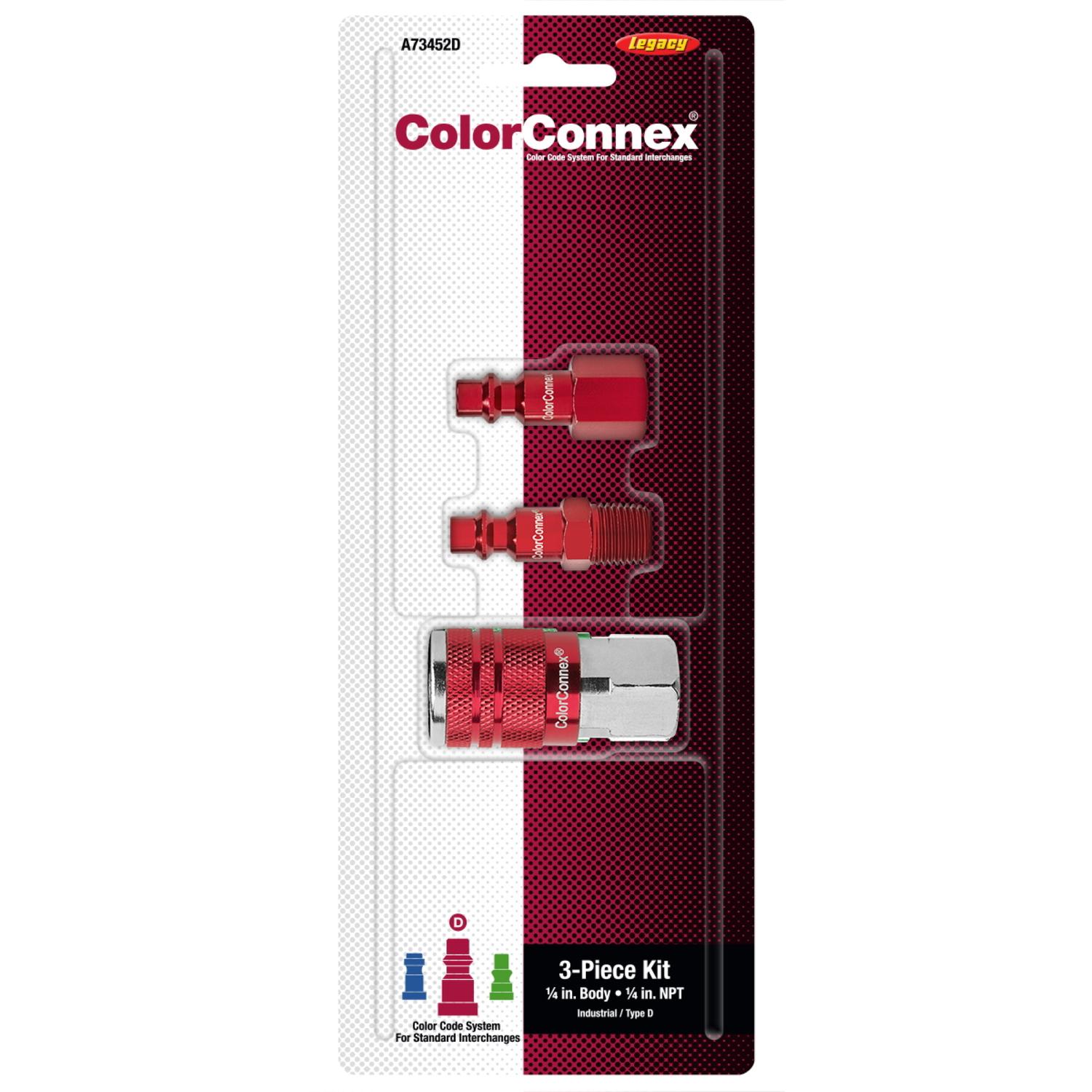 A73452D Legacy ColorConnex Aluminum/Steel Air Coupler and  sku A73452D