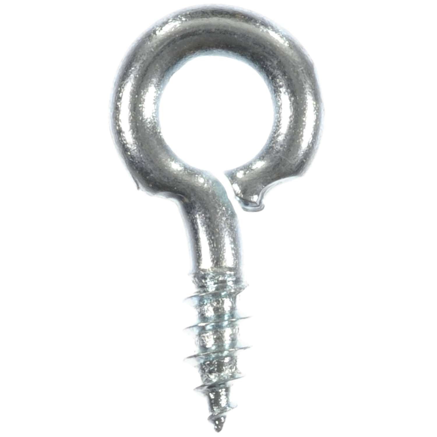 Ace 3/32 in. Dia. x 5/8 in. L ZincPlated Steel Screw Eye 20 lb. capacity 14 pk Ace Hardware