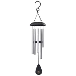 Regal Art & Gift Black Aluminum 25 in. Wind Chime