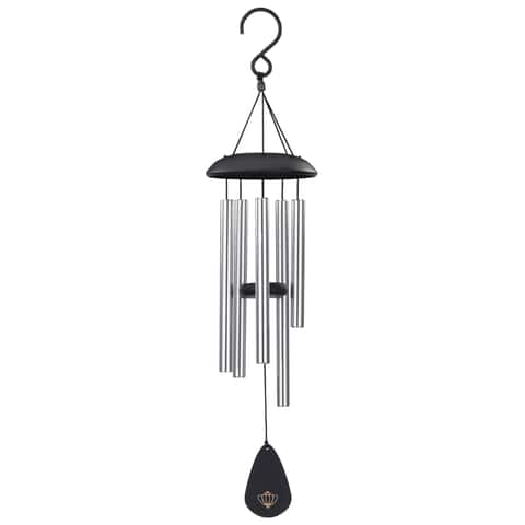 Regal Art & Gift Black Aluminum 25 in. Wind Chime - Ace Hardware