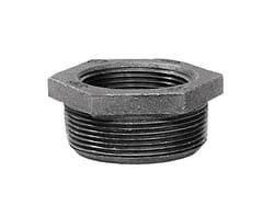 Anvil 1-1/4 in. MPT X 1/2 in. D FPT Black Malleable Iron Hex Bushing