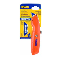 Irwin 9 in. Retractable Utility Knife Orange 1 pk