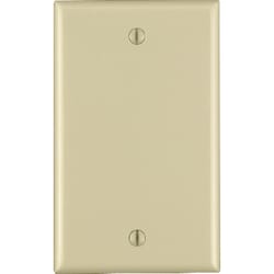 Leviton Ivory 1 gang Thermoset Plastic Blank Wall Plate 1 pk