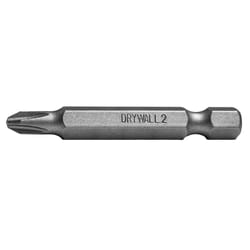 Century Drill & Tool #2R X 2 in. L Drywall Screwdriver Bit S2 Tool Steel 1 pc