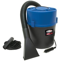 RoadPro 12 V Black/Blue Canister Vacuum 1 pk