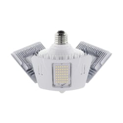 Satco . Wide Surface E26 (Medium) LED Motion Sensor Utility Light Cool White 60 Watt Equivalence 1 p