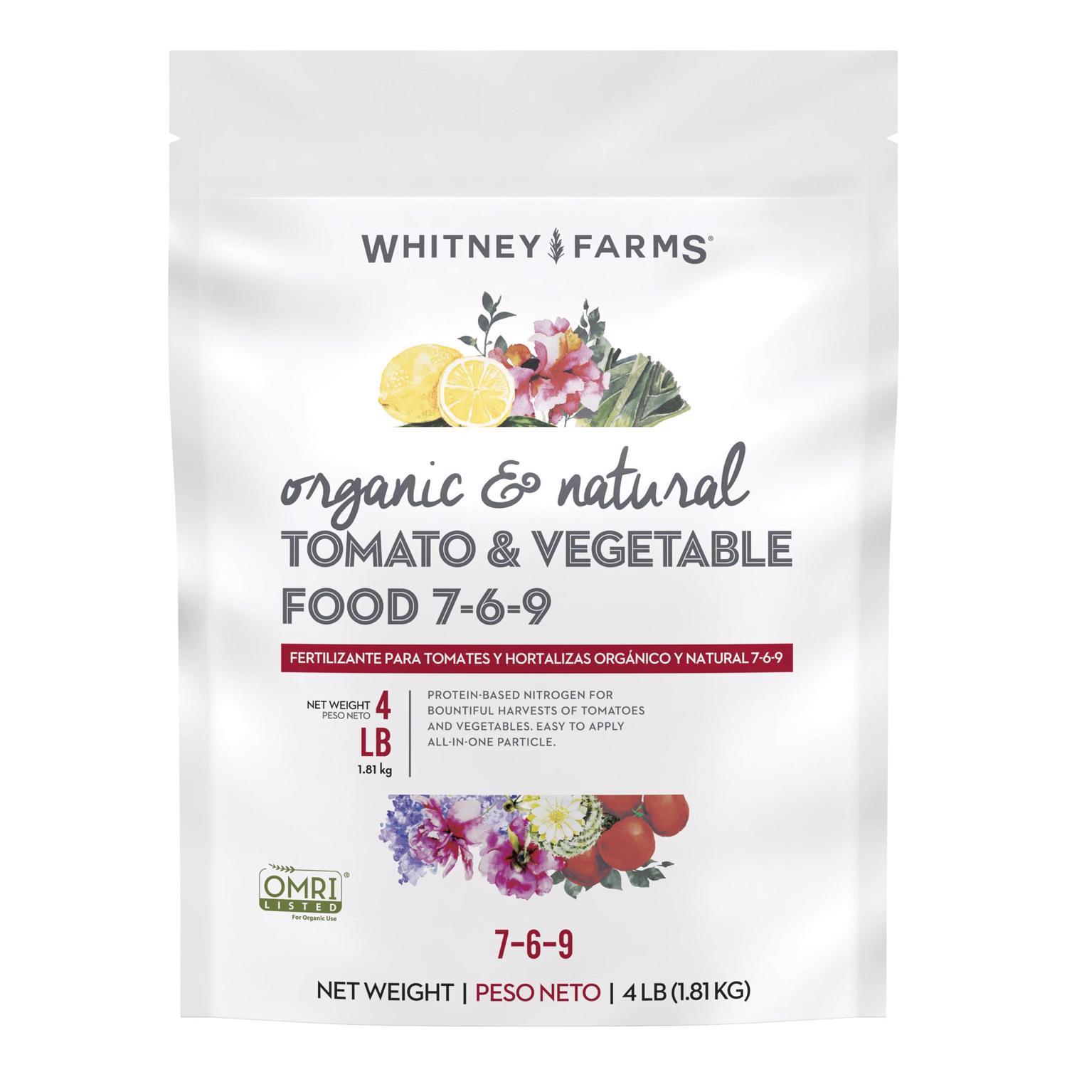 Whitney Farms Organic Granules All Purpose Plant Food 4 lb