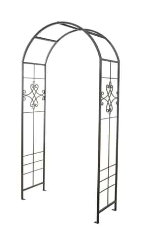 Panacea 90 in. H Black Steel Arbor - Ace Hardware