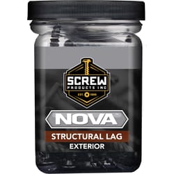 Screw Products NOVA #16 in. X 3 in. L Star Black Steel Lag Screw 50 pk