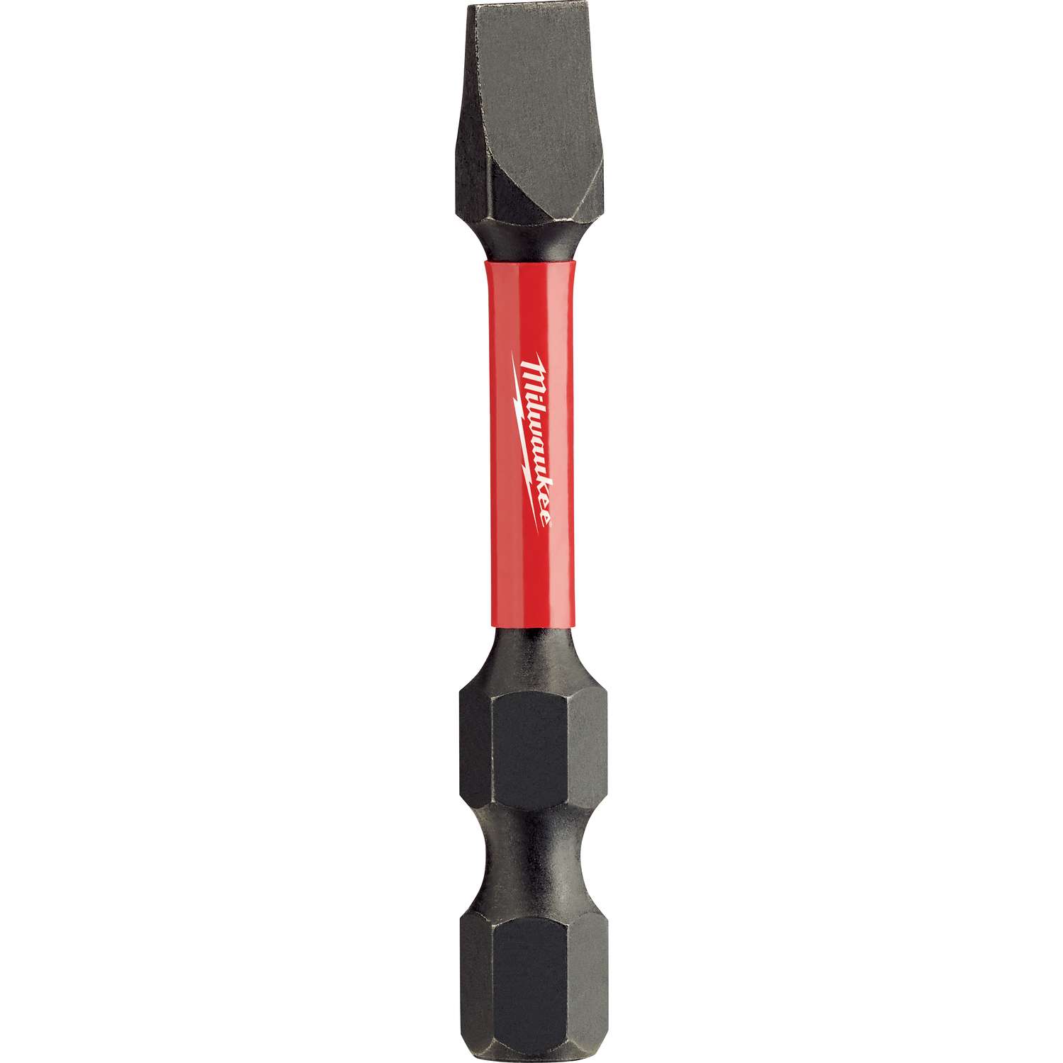 Milwaukee SHOCKWAVE Slotted 1/4 in. x 2 in. L Impact Power Bit Steel 1