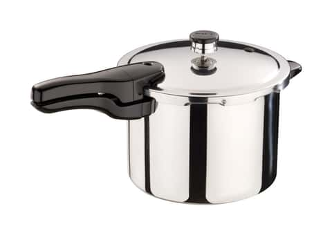 Buffalo 12 Quart Pressure Cooker Stainless Steel - Large Canning Pot with  Lid for Home, Commercial Use - Easy to Clean Induction Stove Top Pressure