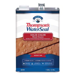 Thompson's WaterSeal Wood Sealer Solid Desert Tan Waterproofing Wood Stain and Sealer 1 gal
