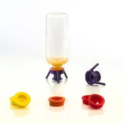 Flip-it! Purple Polypropylene Bottle Emptying Kit