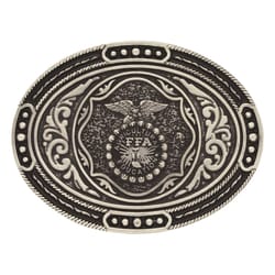 Montana Silversmiths Classic FFA Antiqued Attitude Black/Silver Belt Buckle