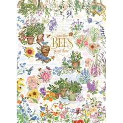 Cobble Hill Save The Bees Jigsaw Puzzle 1000 pc