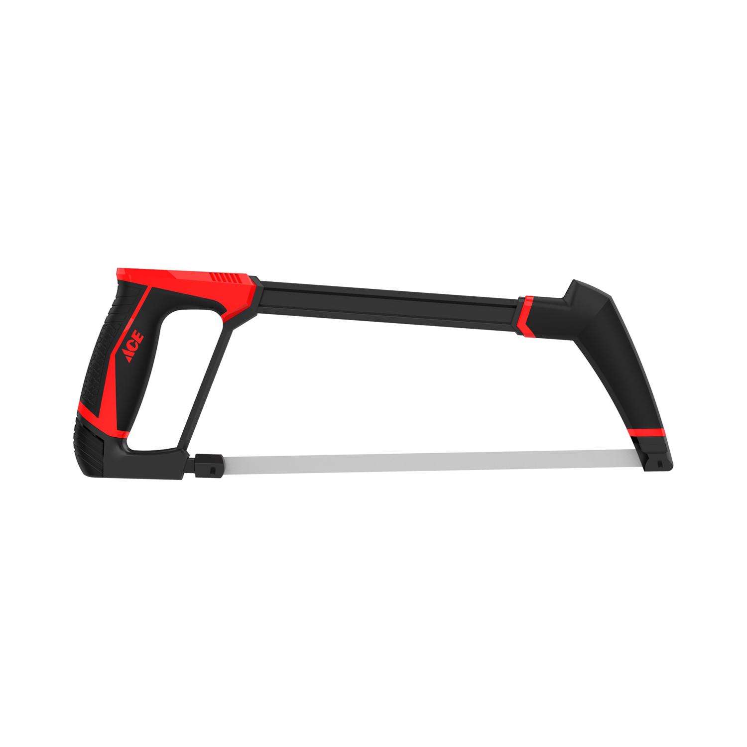 Ace 12 in. BiMetal Hacksaw Black/Red 1 pc Ace Hardware