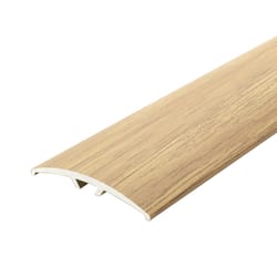 M-D BUILDING PRODUCTS METAL DECOR 0.5 in. H X 1.5 in. W X 36 in. L Prefinished Beech Aluminum Floor